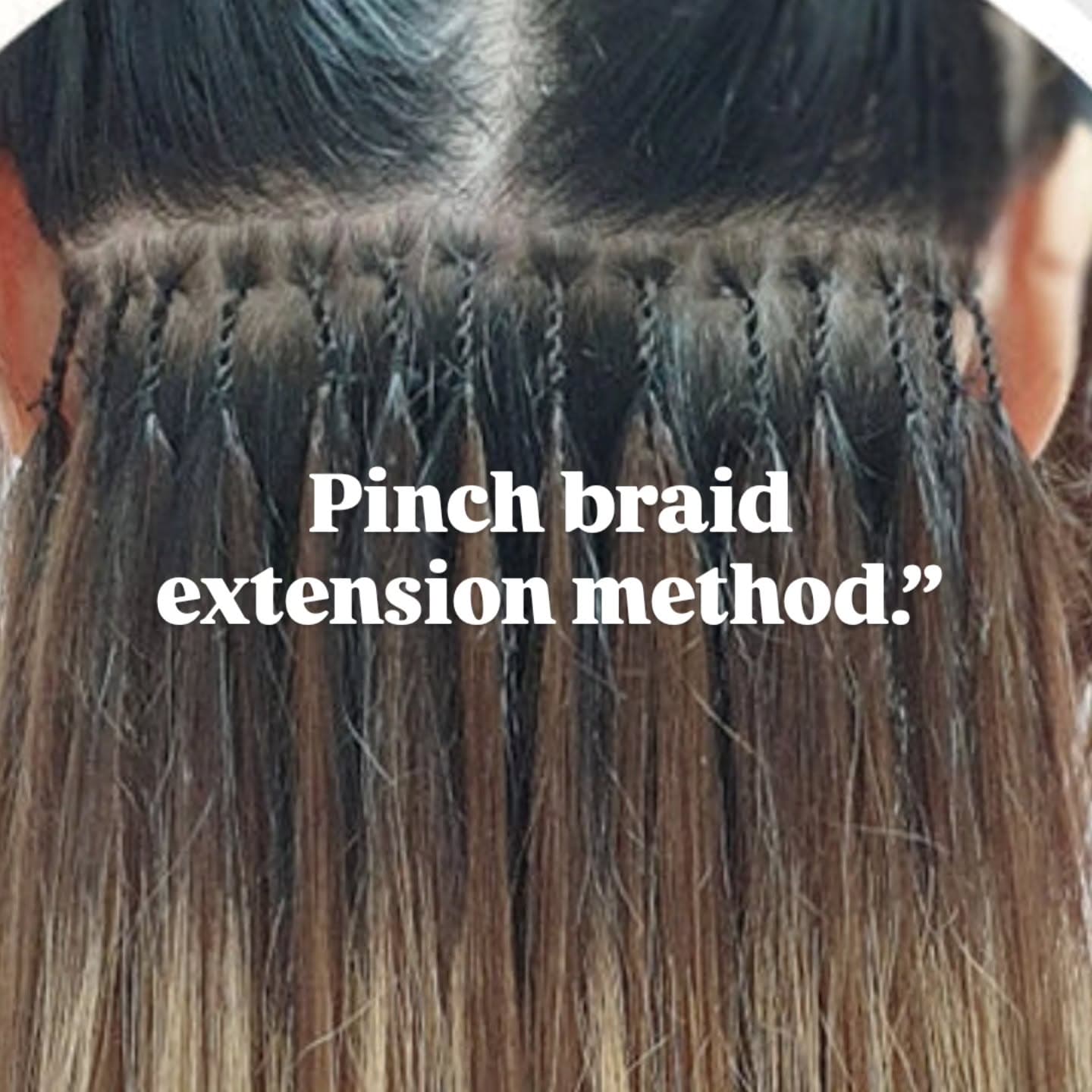 Korean Pinch Braid Extension Method